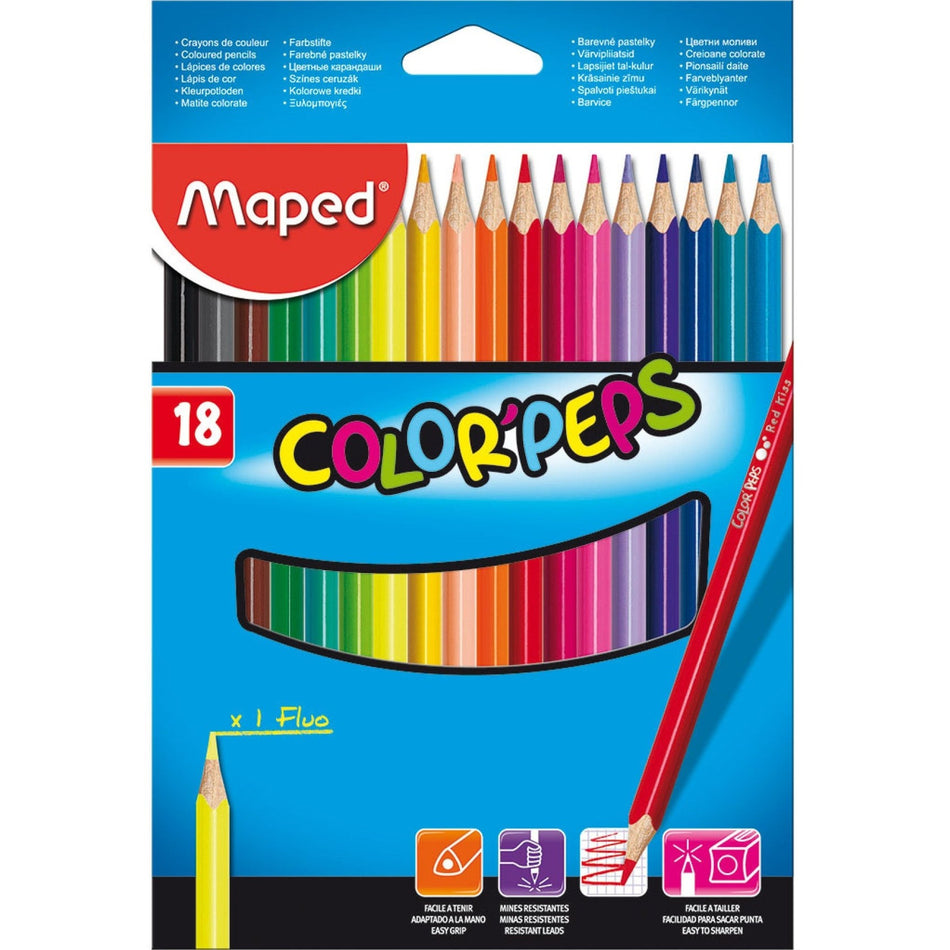 Lápis de cor Maped color peps classic CX18