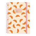 Caderno A4 Pautado de Capa Dura com Espiral Legami – Croissant