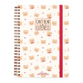 Caderno A4 Pautado de Capa Dura com Espiral Legami – Teddy Bear