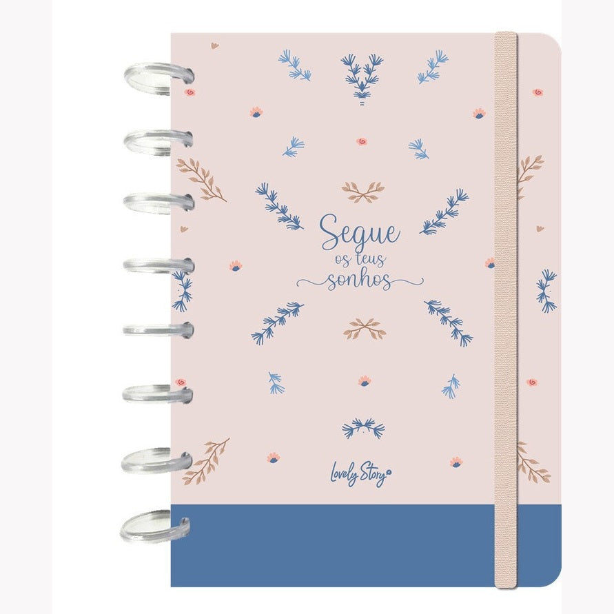 Caderno A5 personalizável - Segue os teus sonhos