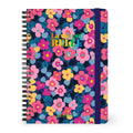 Caderno A5 Pautado de Capa Dura com Espiral Legami – Flowers