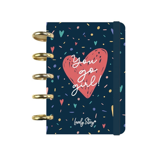 Caderno Inteligente A6 - You go Girl - Hearts