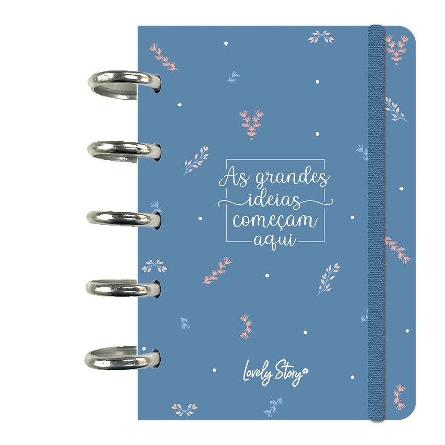 Caderno A6 personalizável - As grandes ideias começam aqui