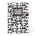Caderno A5 Pautado de Capa Dura com Elástico Legami – Panda