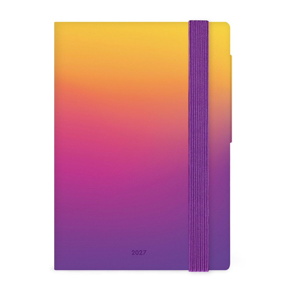 Agenda Legami 12 Meses 2027 Diária Sunset Vibes