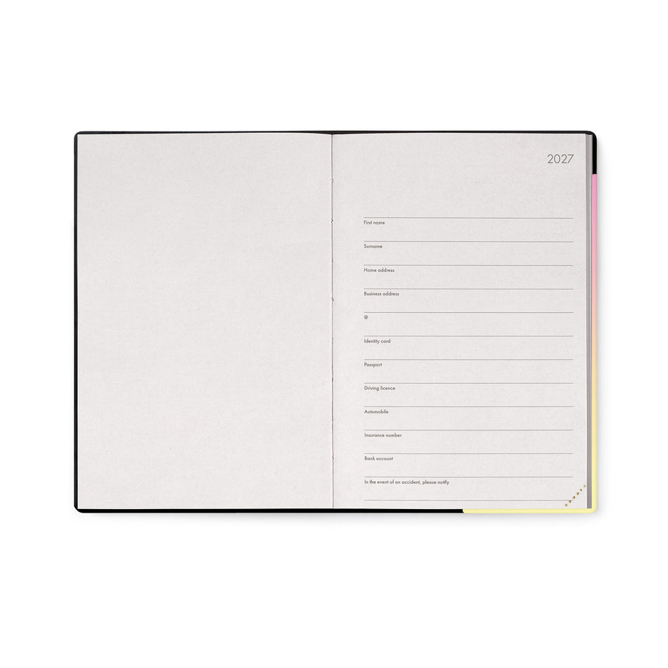 Agenda Legami 12 Meses 2027 Diária Sunrise Lover