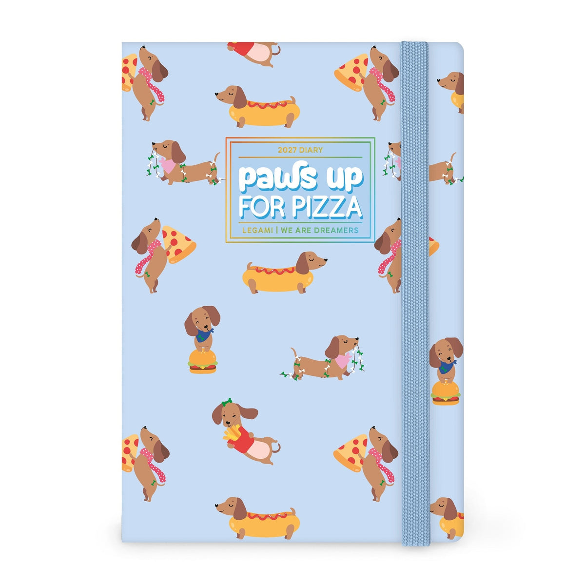 Agenda Semanal 2027 Legami Dachshund – Medium | 12 x 18 cm