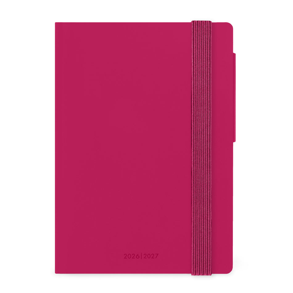 Agenda Legami diária Pequena 16 meses Raspberry Jam