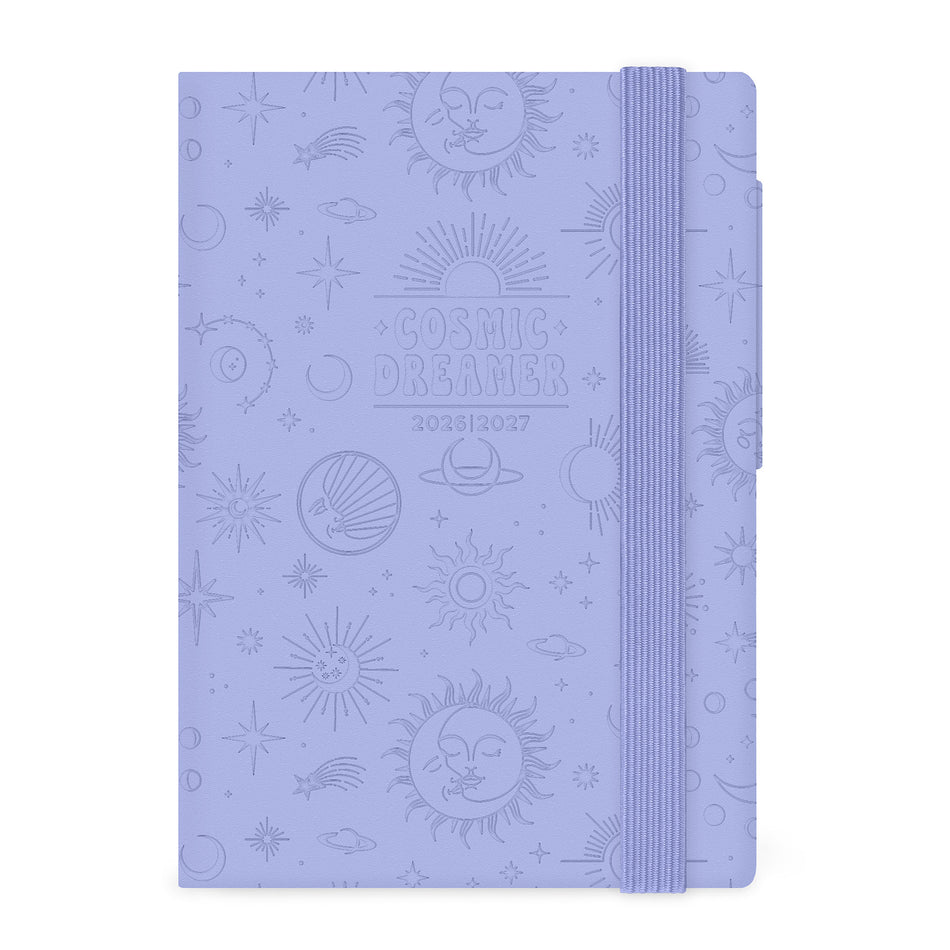 Agenda Legami diária Pequena 16 meses Cosmic Lilac