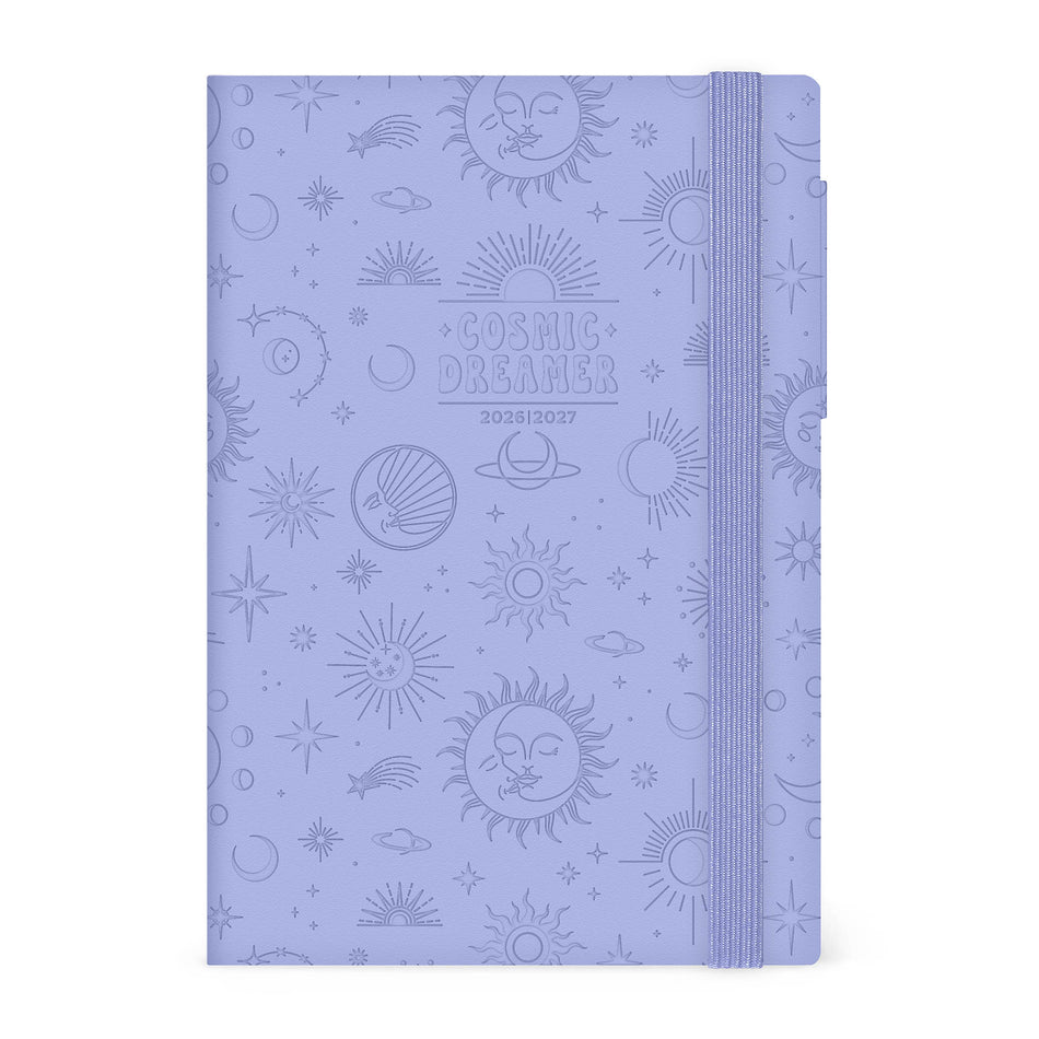 Agenda Legami 16 meses Média Semanal - Cosmic Lilac