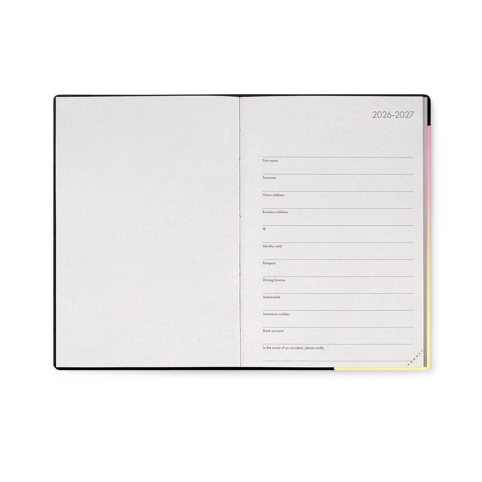 Agenda Legami 16 meses Média Semanal - Sunrise Lover
