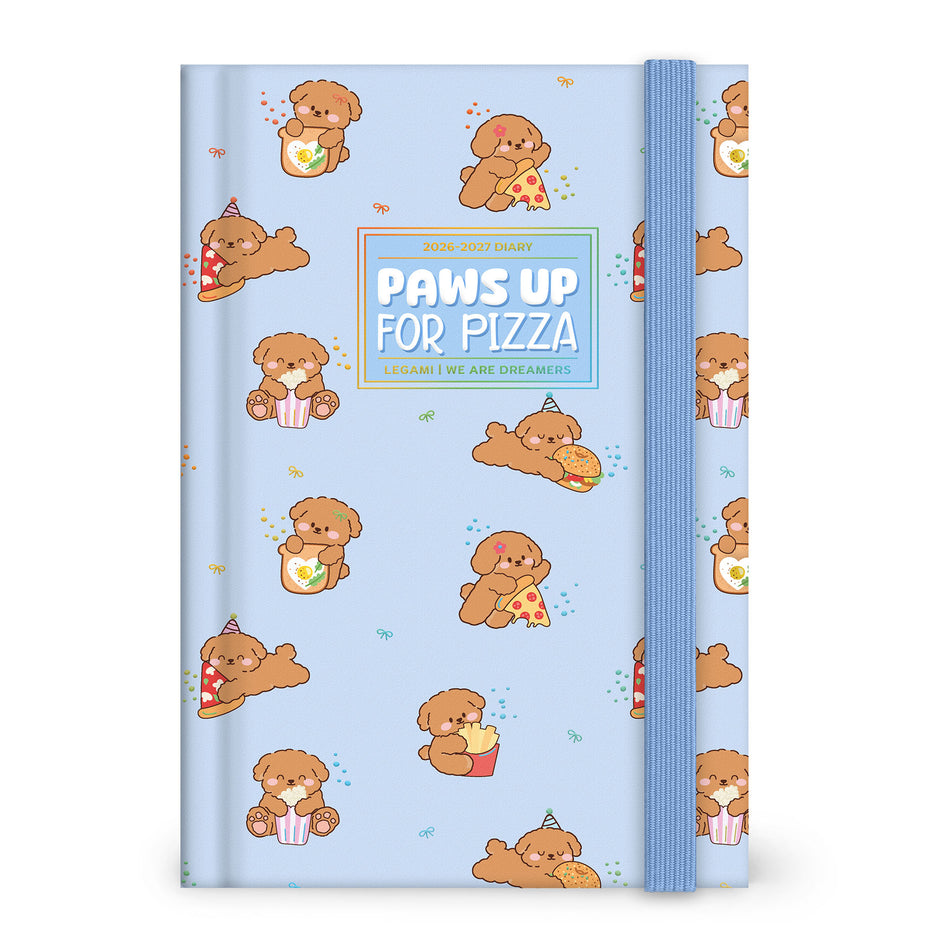 Agenda Legami 16 meses Diária -Média- Cão Poodle