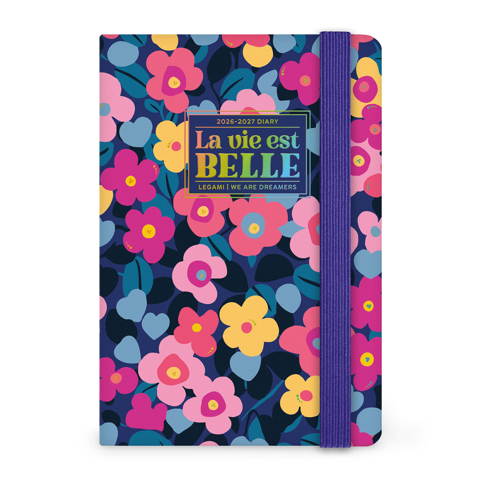 Agenda Legami 16 meses Semanal -Pequena- Flores