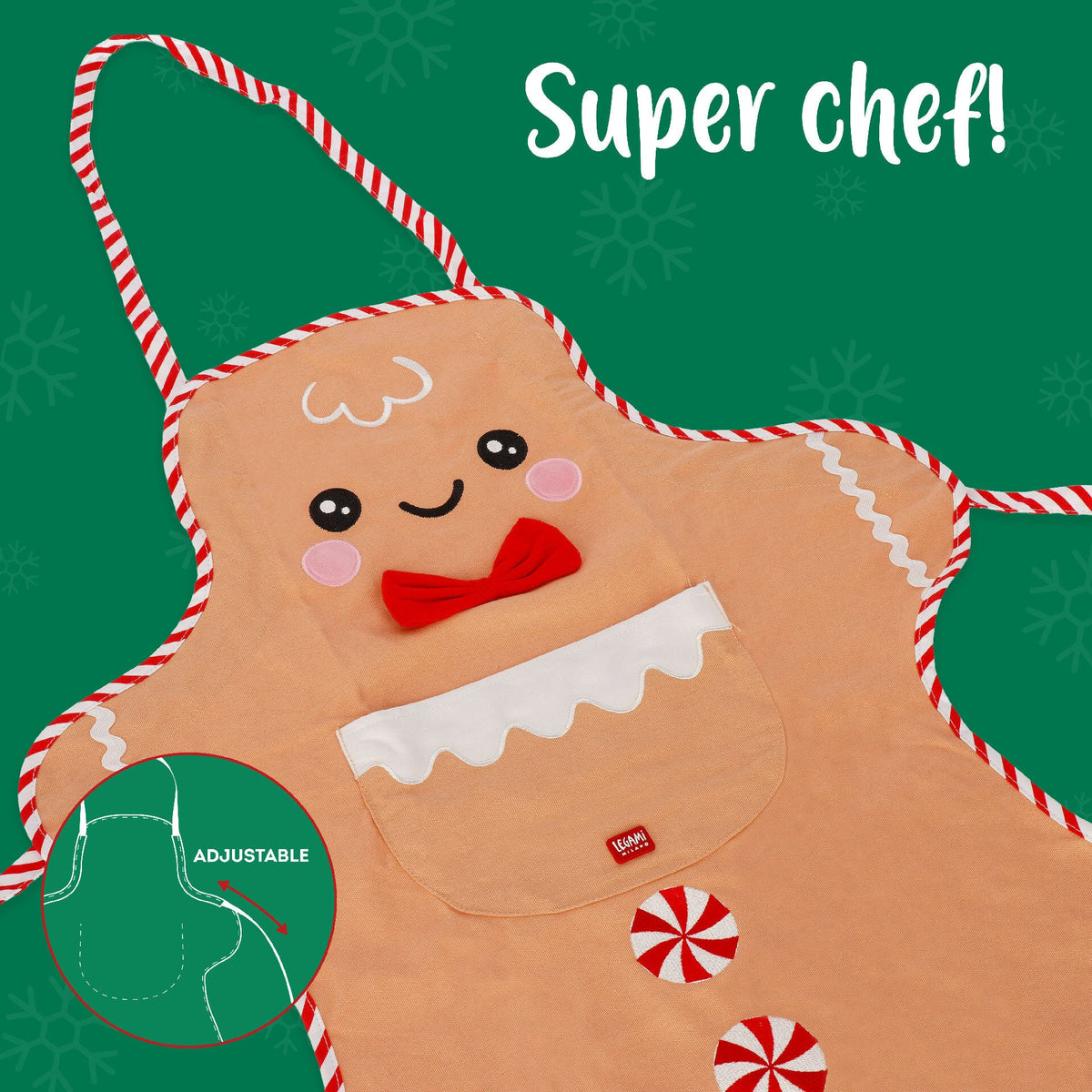 Avental Legami Super Chef! Natal – Biscoito de Gengibre