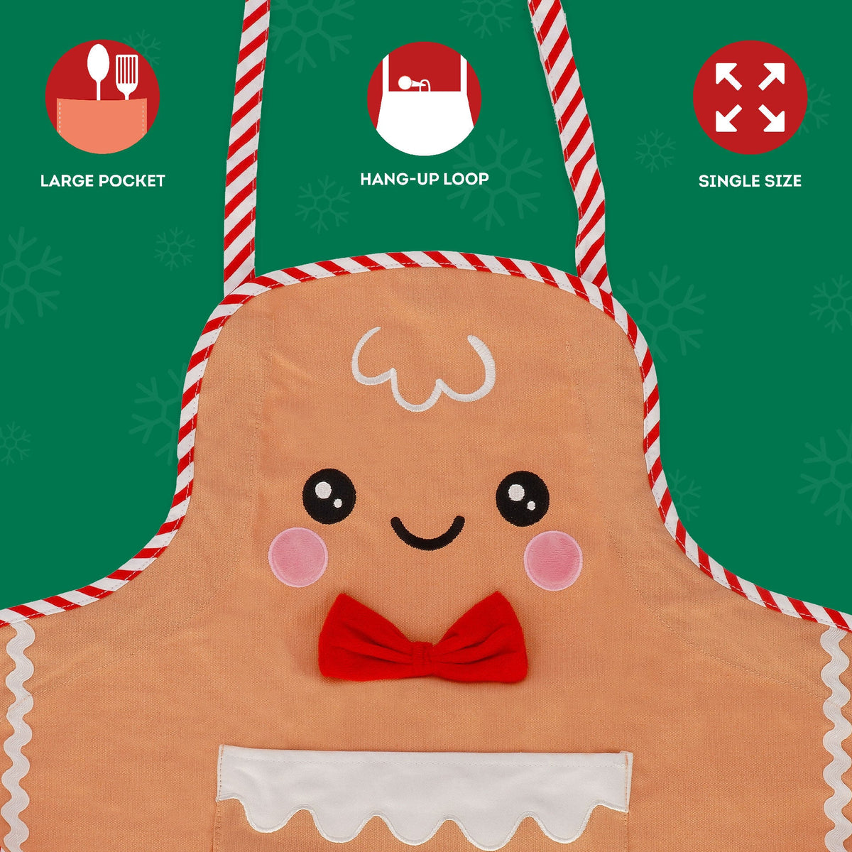 Avental Legami Super Chef! Natal – Biscoito de Gengibre