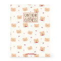 Caderno B5 Pautado de Capa Dura com Elástico Legami – Teddy Bear