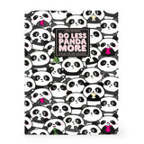 Caderno B5 Pautado de Capa Dura com Elástico Legami – Panda