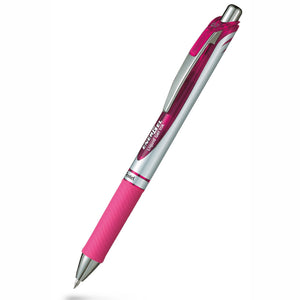 Caneta Gel Pentel EnerGel BL77 Retrátil 0,7 mm – Rosa