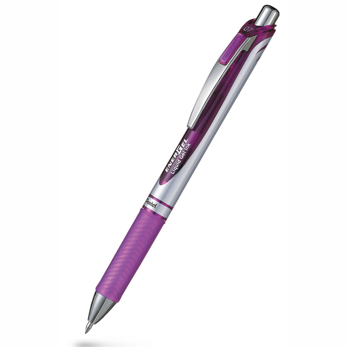 Caneta Gel Pentel EnerGel BL77 Retrátil 0,7 mm – Violeta