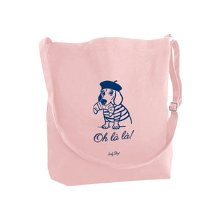 Saco de tecido Lovely Story – Velvet Paws – Rosa — Ref. BLC2655RS
