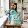 Saco de tecido Lovely Story – Cat Whiskers – Menta