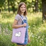 Saco de tecido Lovely Story – Fluffy Friend – Lilás