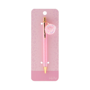Caneta com letra Lovely Story — Rosa / C