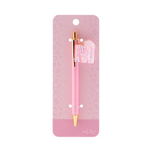 Caneta com letra Lovely Story — Rosa / M