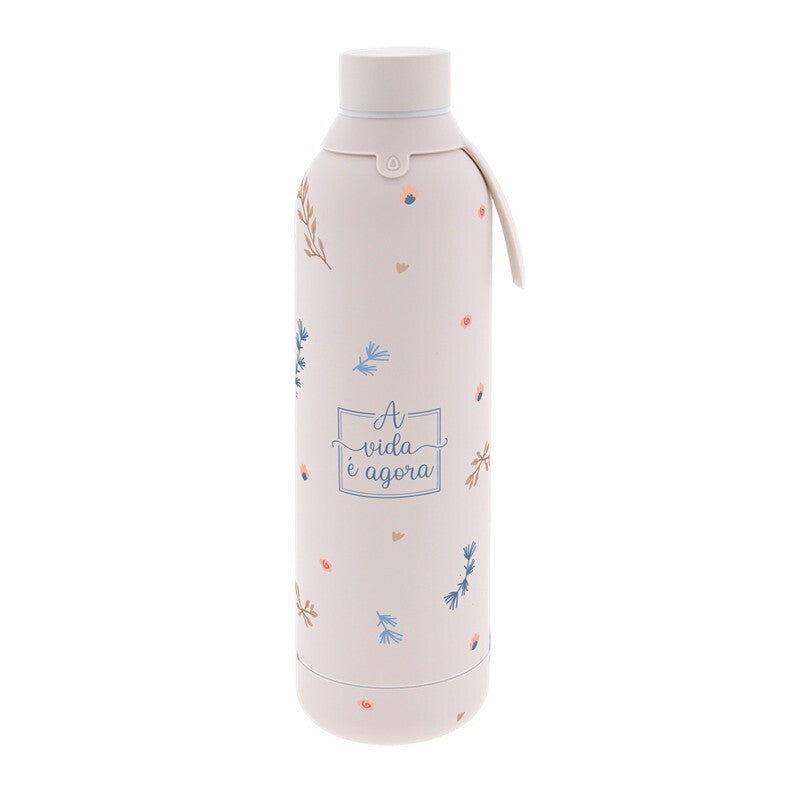 Garrafa térmica 750ml - A vida é agora