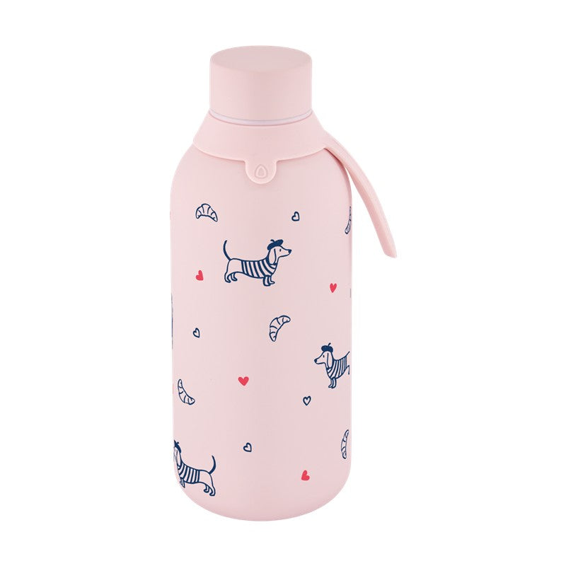 Garrafa térmica com interior cerâmico Lovely Story – Velvet Paws – Rosa — Ref. BTC2655RS-5