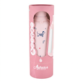 Garrafa térmica com interior cerâmico Lovely Story – Velvet Paws – Rosa – 500 ml