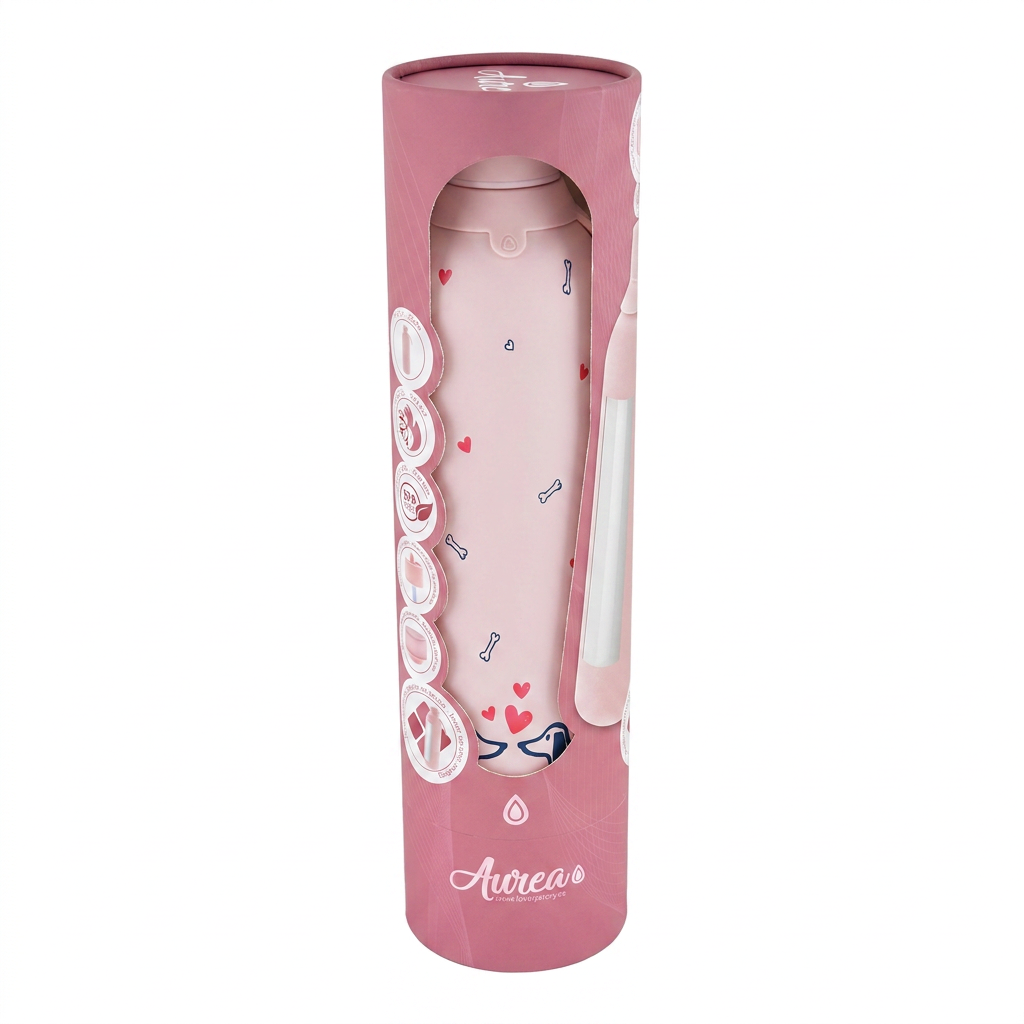 Garrafa térmica com interior cerâmico Lovely Story – Velvet Paws – Rosa – 750 ml