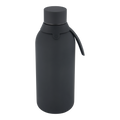 Garrafa térmica com interior cerâmico Áurea – Lisa – 500 ml · Preto