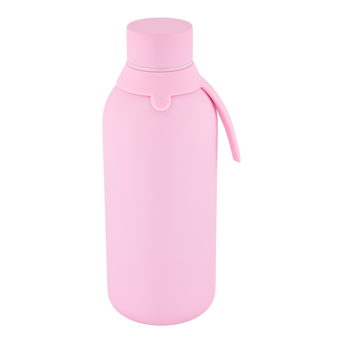 Garrafa térmica com interior cerâmico Áurea – Lisa – 500 ml · Rosa escuro