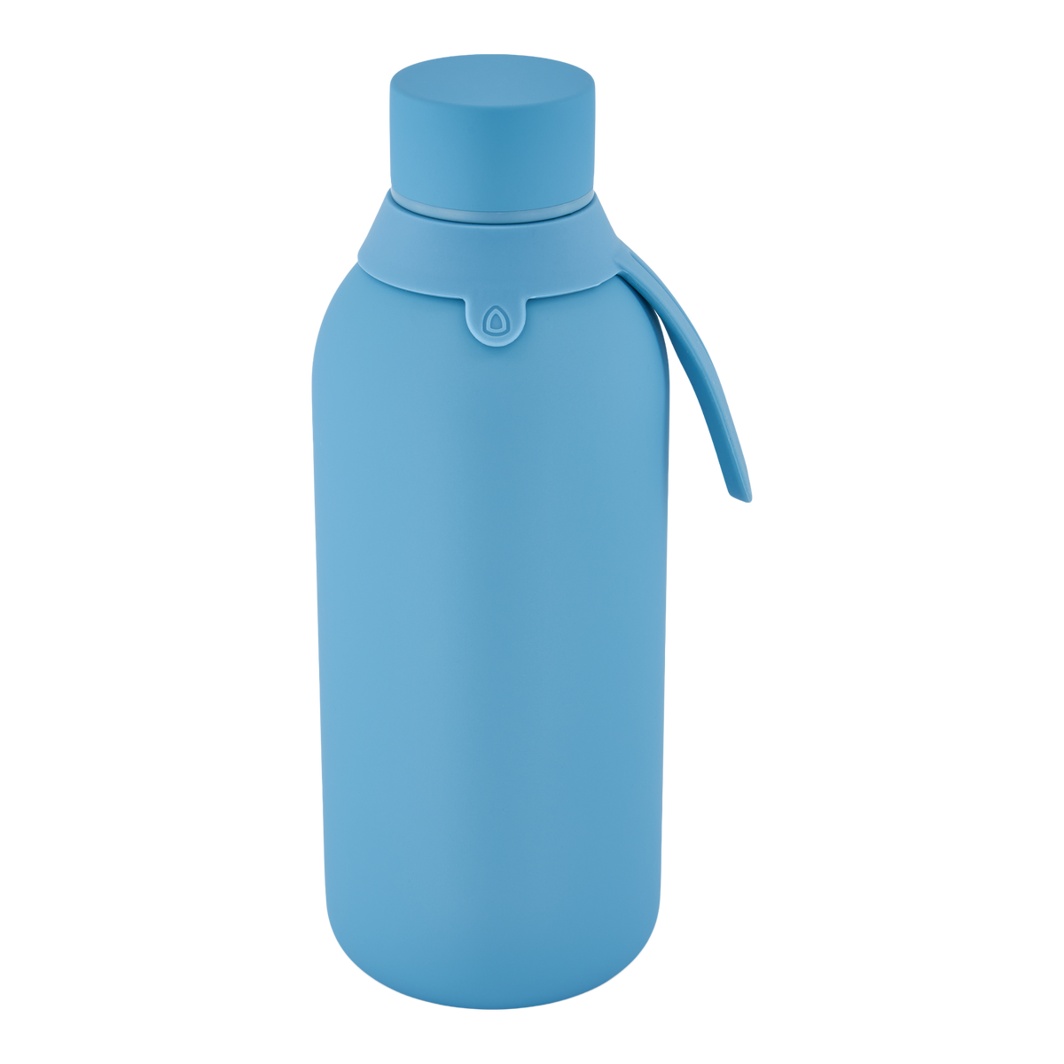 Garrafa térmica com interior cerâmico Áurea – Lisa – 500 ml · Azul petróleo