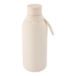 Garrafa térmica com interior cerâmico Áurea – Lisa – 500 ml · Areia