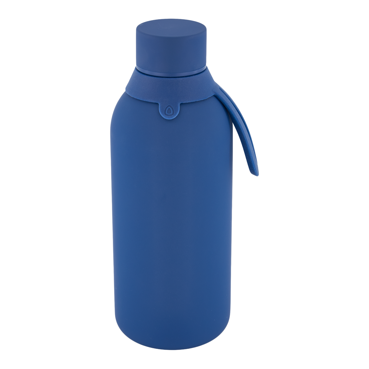 Garrafa térmica com interior cerâmico Áurea – Lisa – 500 ml · Azul escuro