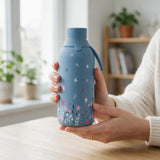 Garrafa térmica com interior cerâmico Áurea – Sweet Breeze – 500 ml · Azul petróleo