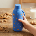 Garrafa térmica com interior cerâmico 500 ml Áurea – Cookie Beast – Azul Mazarine