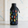 Garrafa térmica com interior cerâmico 500 ml Áurea – Wild Things – Preto