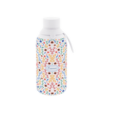 Garrafa térmica com interior cerâmico Áurea – Floral Essence – 500 ml · Branco gelo · Essence