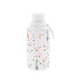 Garrafa térmica com interior cerâmico Áurea – Dot & Woof – 500 ml · Branco gelo