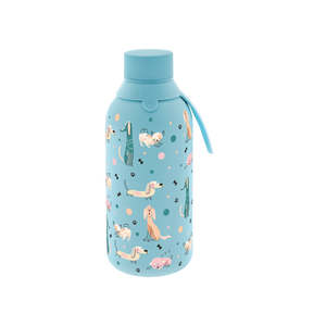 Garrafa térmica com interior cerâmico Áurea – Dot & Woof – 500 ml · Areia