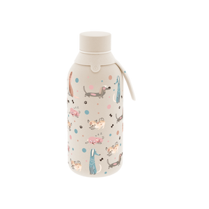Garrafa térmica com interior cerâmico Áurea – Dot & Woof – 500 ml · Verde esmeralda