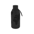 Garrafa térmica com interior cerâmico Áurea – Sketch Maps – 500 ml · Preto