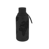 Garrafa térmica com interior cerâmico Áurea – Sketch Maps – 500 ml · Preto