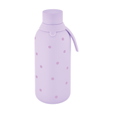Garrafa térmica com interior cerâmico Áurea – Pastel Dots – 500 ml · Lilás