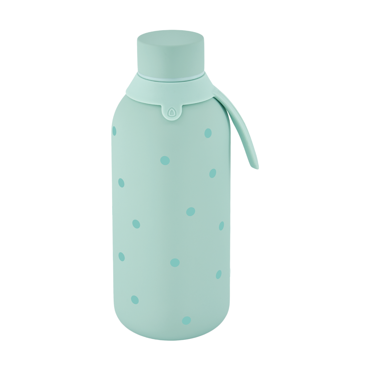 Garrafa térmica com interior cerâmico Áurea – Pastel Dots – 500 ml · Menta