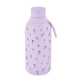 Garrafa térmica com interior cerâmico Áurea – Little Bloom – 500 ml · Lilás