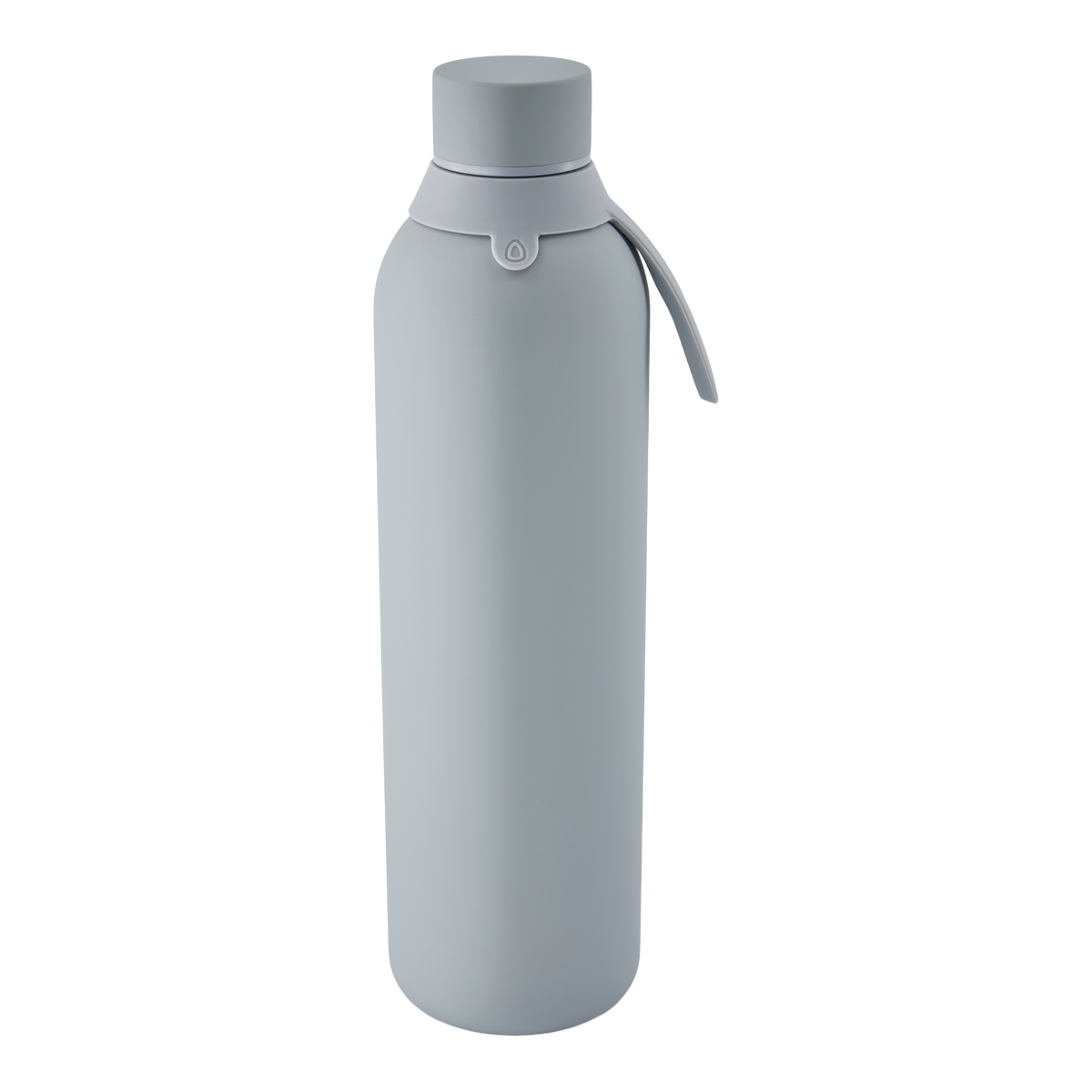 Garrafa térmica com interior cerâmico Áurea – Lisa – 750 ml · Cinzento